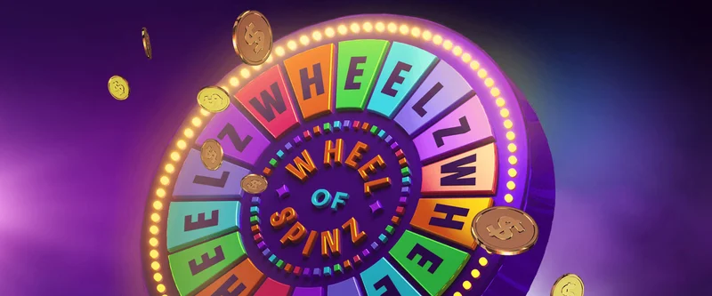 Wheelz Casino game selection interface